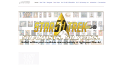 Desktop Screenshot of lightspeedfineart.com